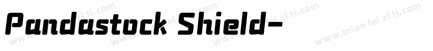Pandastock Shield字体转换